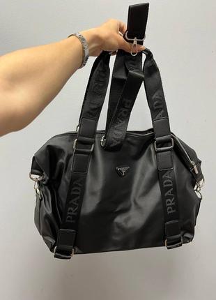 Брендова сумка prada speedy black1 фото