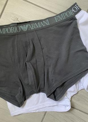 Трусы боксеры underwear armani оригинал серые