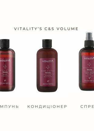 Кондиционер для объема волос итальянского бренда vitality’s