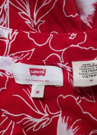 Levi's женское платье красно белого цвета размер m5 фото