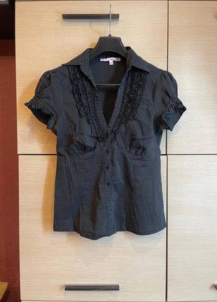 Блуза рубашка tally weijl, размер s1 фото