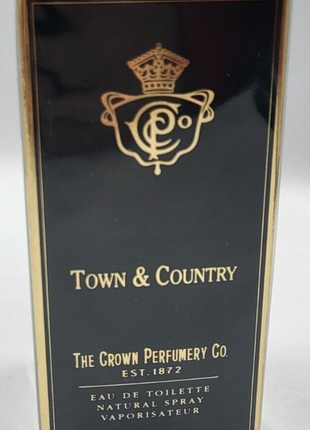 Town&amp;country the crown perfumery co. 50ml eau de toilette vaporisateur cellophane1 фото