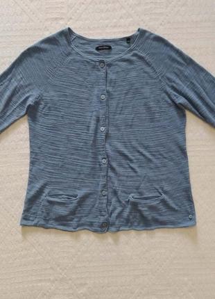 Кардиган котон, від Polo con mezza zip Marrone