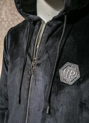 Костюм велюровий демісезонний philipp plein3 фото