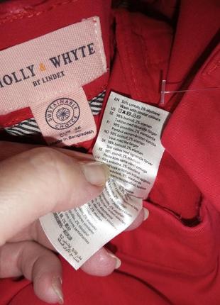 Стрейч-коттон,шорты с карманами,высокая посадка,большого размера,lindex,holly white10 фото