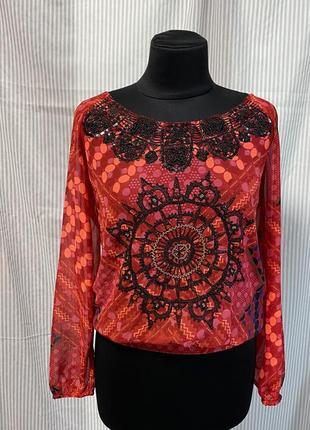 Женская шифоновая блуза desigual