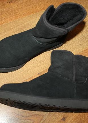 Женские черные замшевые сапоги ugg 37р.