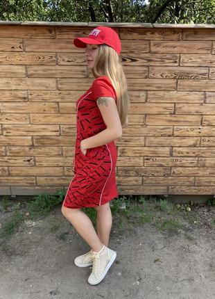Жіноча повсякденна трикотажна сукня туреччина1 фото