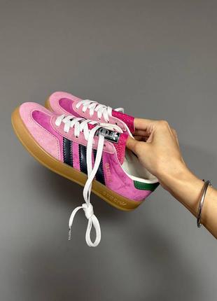 Жіночі кросівки adidas x gazelle pink / smb3 фото