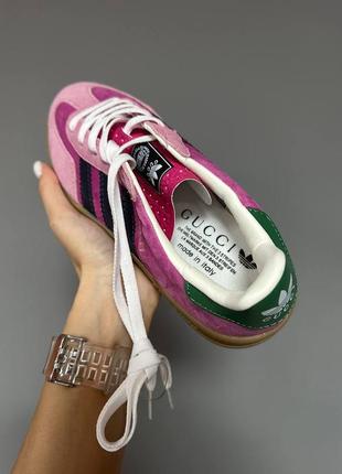 Жіночі кросівки adidas x gazelle pink / smb7 фото