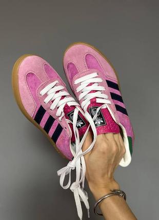 Жіночі кросівки adidas x gazelle pink / smb6 фото