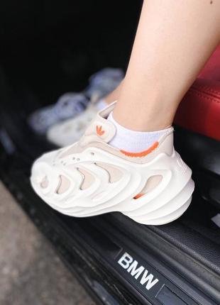 Кросівки adidas adifom quake white orange5 фото