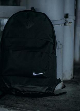 Рюкзак городской мужской, женский, для ноутбука nike (найк) черный1 фото