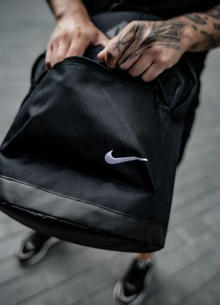 Рюкзак городской мужской, женский, для ноутбука nike (найк) черный4 фото