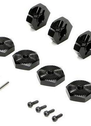 Team magic e5 clamp type wheel hexes 17mm black 4p