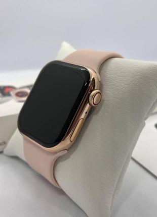 Женские смарт-часы smart apple watch, розовые2 фото