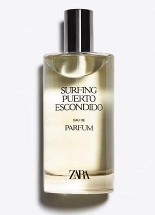 Новинка.чоловіча парфумована вода  zara surfing puerto escondido 100 ml