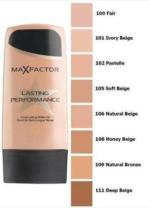 Тональний крем max factor lasting performance код 43483 фото