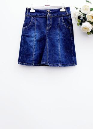 Красивая качественная юбка джинсовая юбка миди