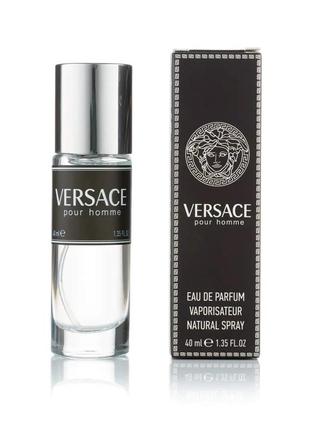 Мужской мини парфюм versace pour homme 40 мл (320)