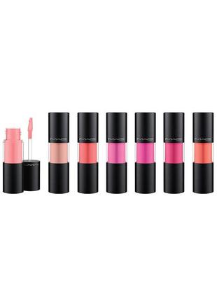 Жидкая матовая помада mac versicolor stain cream lipstick код.304