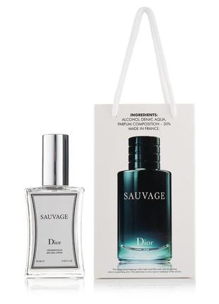 Духи christian dior sauvage 60 мл в подарочной упаковке