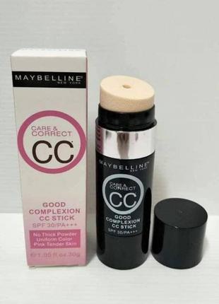 Тональный крем maybelline care & correct cc cream (палитра 2 шт - №21,23) - 30 мл4 фото