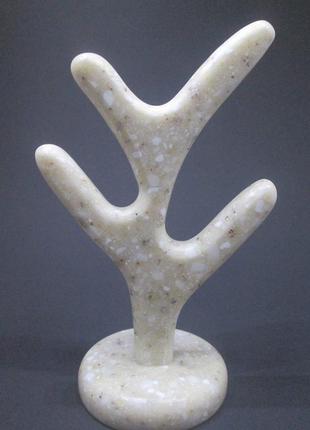 Фігурка, статуетка "корал" (ручна робота). багато різних квітів. штучний камінь