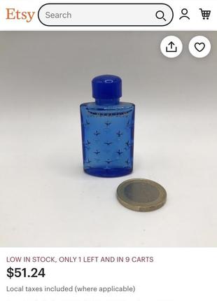 Edt nightflight joop! 1992 год редкость снятость коллекционная миниатюра