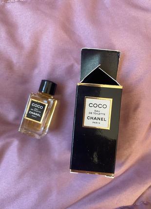 Coco chanel eau de toilette chanel paris(vintage) 4 мл1 фото