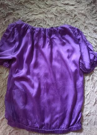 Однотонна шовкова модель: блузка dolce gabbana1 фото