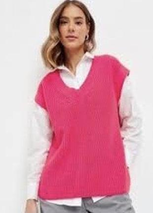 Modissa, женский пуловер, безрукавка, тёплый и мягкий.