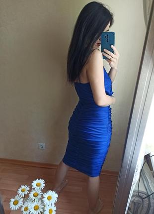 Яркое платье от ax paris синего цвета 💙2 фото