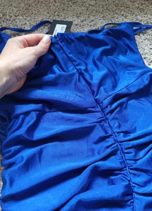 Яркое платье от ax paris синего цвета 💙8 фото