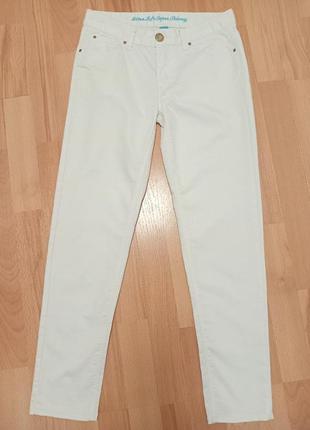 Джинси білі denim co ultra soft super skinny.