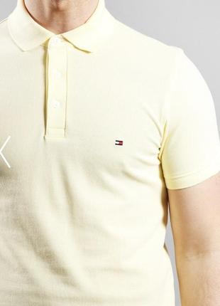 Поло футболка tommy hilfiger slim fit