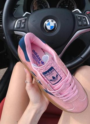 Кросівки adidas gazelle bold pink glow5 фото