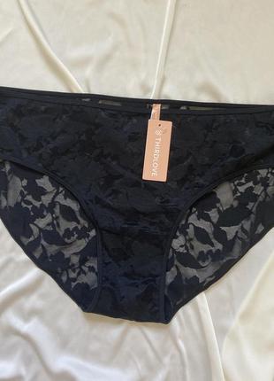 Трусики сіточка в  квітковий принт від thirdlove