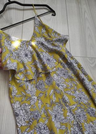 Сарафан міді від japna, сукня як zara, плаття в квіти4 фото