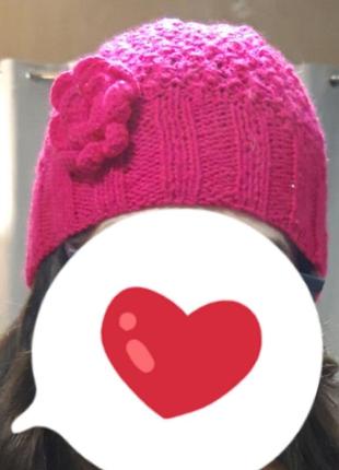 Шапка вязанная ручная работа