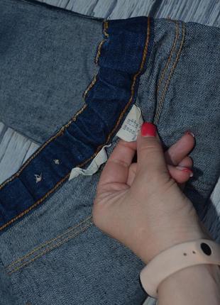 7 - 8 лет 128 см h&amp;m фирменные джинсы скинни узкие для моднявок с потертыми коленями8 фото