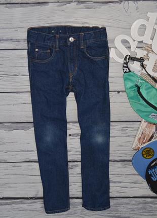 7 - 8 лет 128 см h&amp;m фирменные джинсы скинни узкие для моднявок с потертыми коленями4 фото