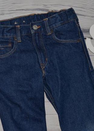 7 - 8 лет 128 см h&amp;m фирменные джинсы скинни узкие для моднявок с потертыми коленями5 фото