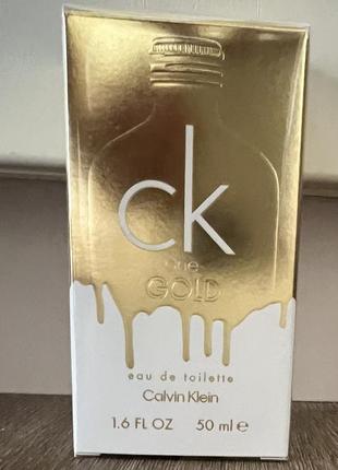 Calvin klein ck one gold 50мл., оригінал2 фото