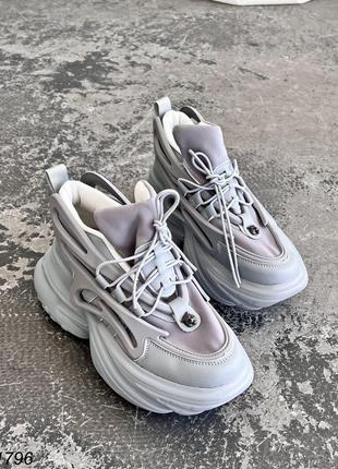 Мега модні трендові космічні кросівки на дутій підошві3 фото
