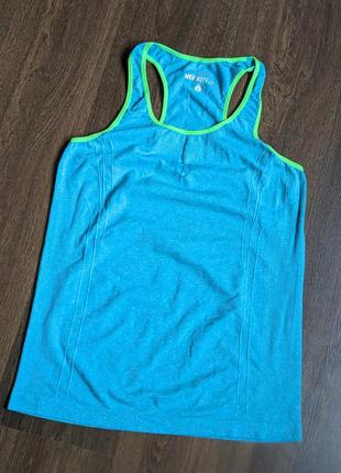 Nyathletics яркая женская майка с дышащими зональными вставками для занятий спортом, бегом термо майка термобелье
