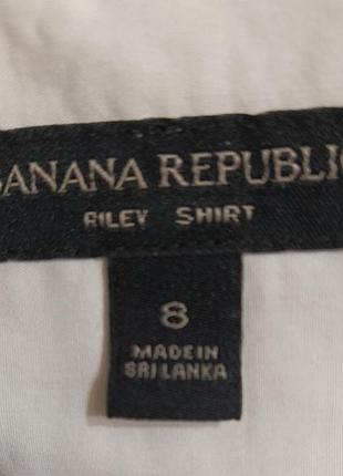 Натуральная рубашка banana republic.10 фото