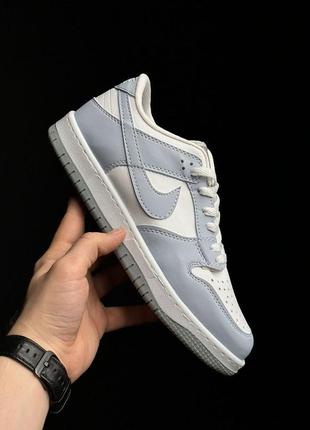 Кроссовки nike sb dunk lite blue/white.