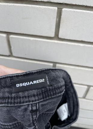 Черные джинсы скинни с потертостями,люкс бренд, dsquared оригинал7 фото