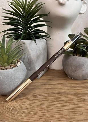 Оригинальный lancome brow shaping powdery pencil для бровей 04 brown оригинал карандаш для бровей